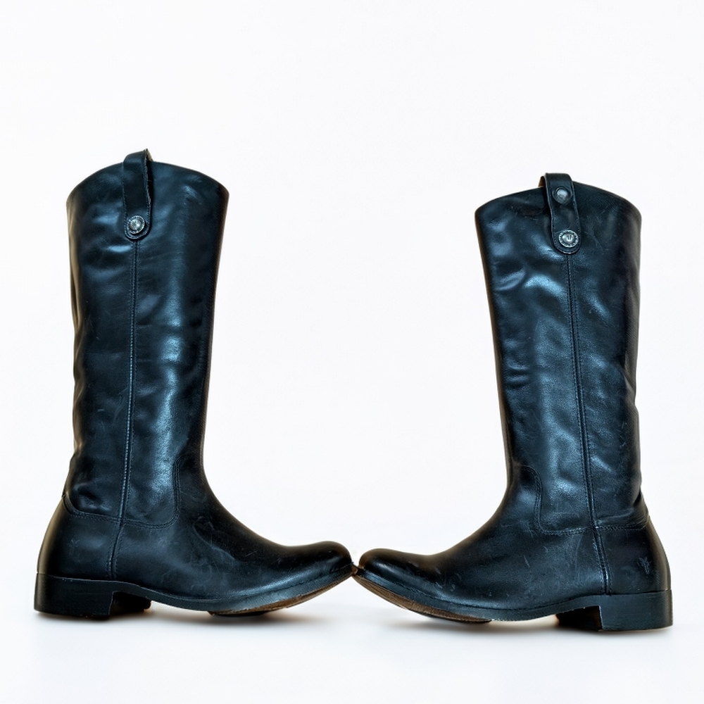 Frye Melissa Button Black Boots Size 6 NWOT - Picture 1 of 4